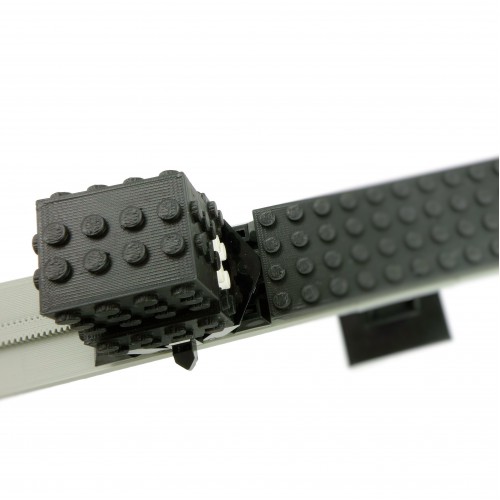 Monorail Motor Cover - 68 studs - Black Monorail Motor Cover - 68 studs - Black